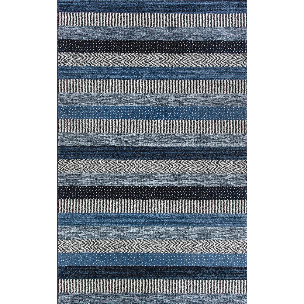 Dynamic Rugs 32743-5237 Infinity 3 Ft. 11 In. X 5 Ft. 7 In. Rectangle Rug in Blue